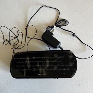 Anjank Digital Radio Alarm Clock With Big Number Display Never Used New
